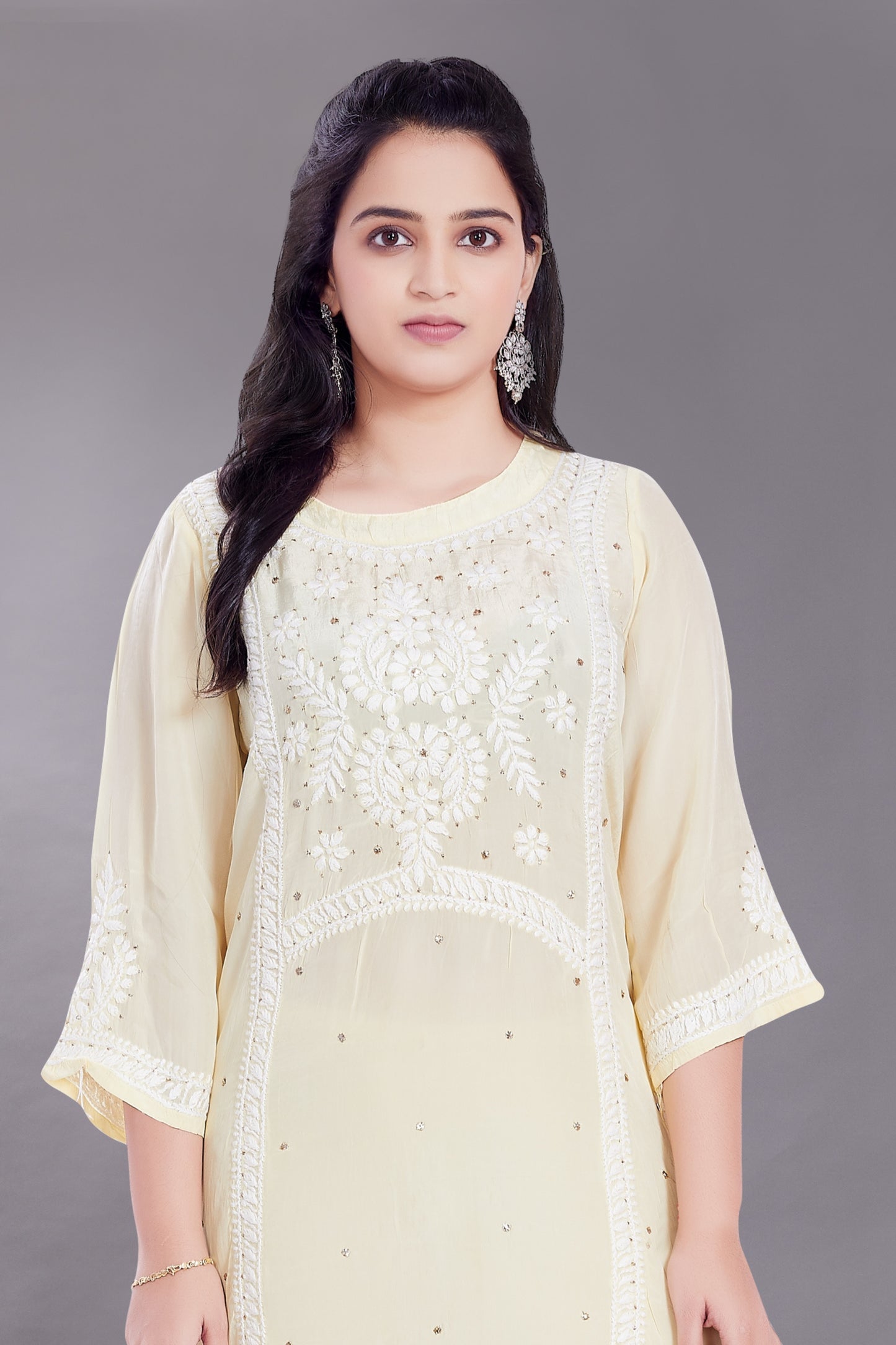 Shahana Crepe Set (Lemon Yellow)