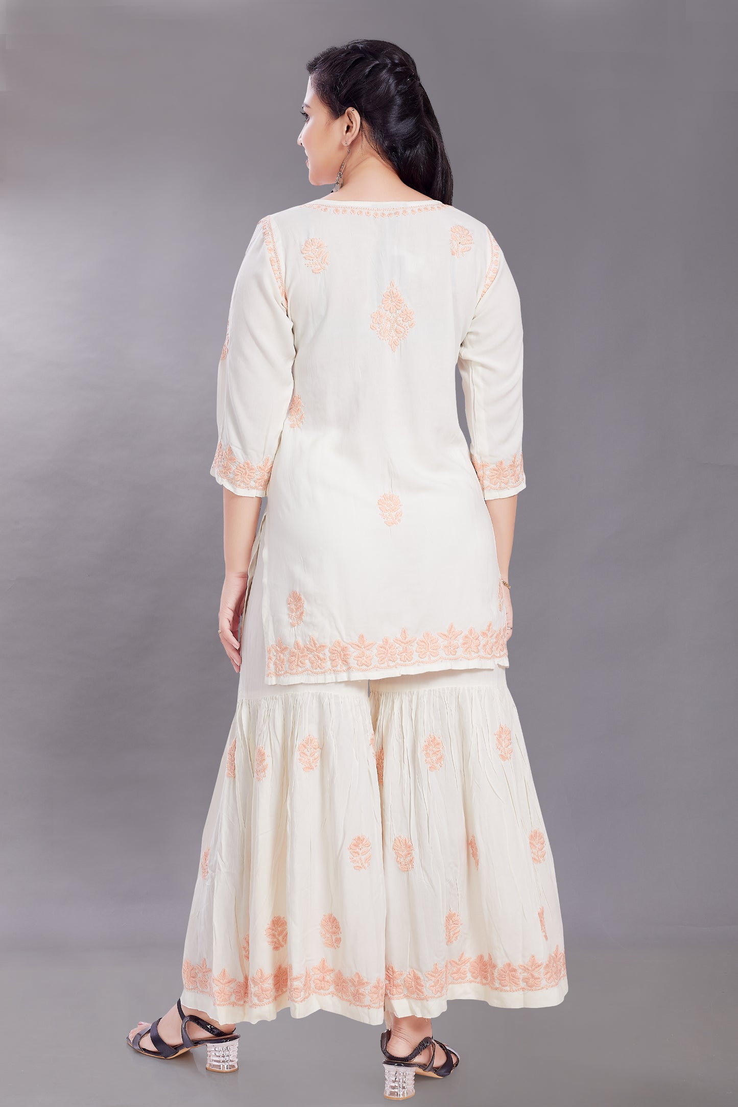 Rayon Gharara Set