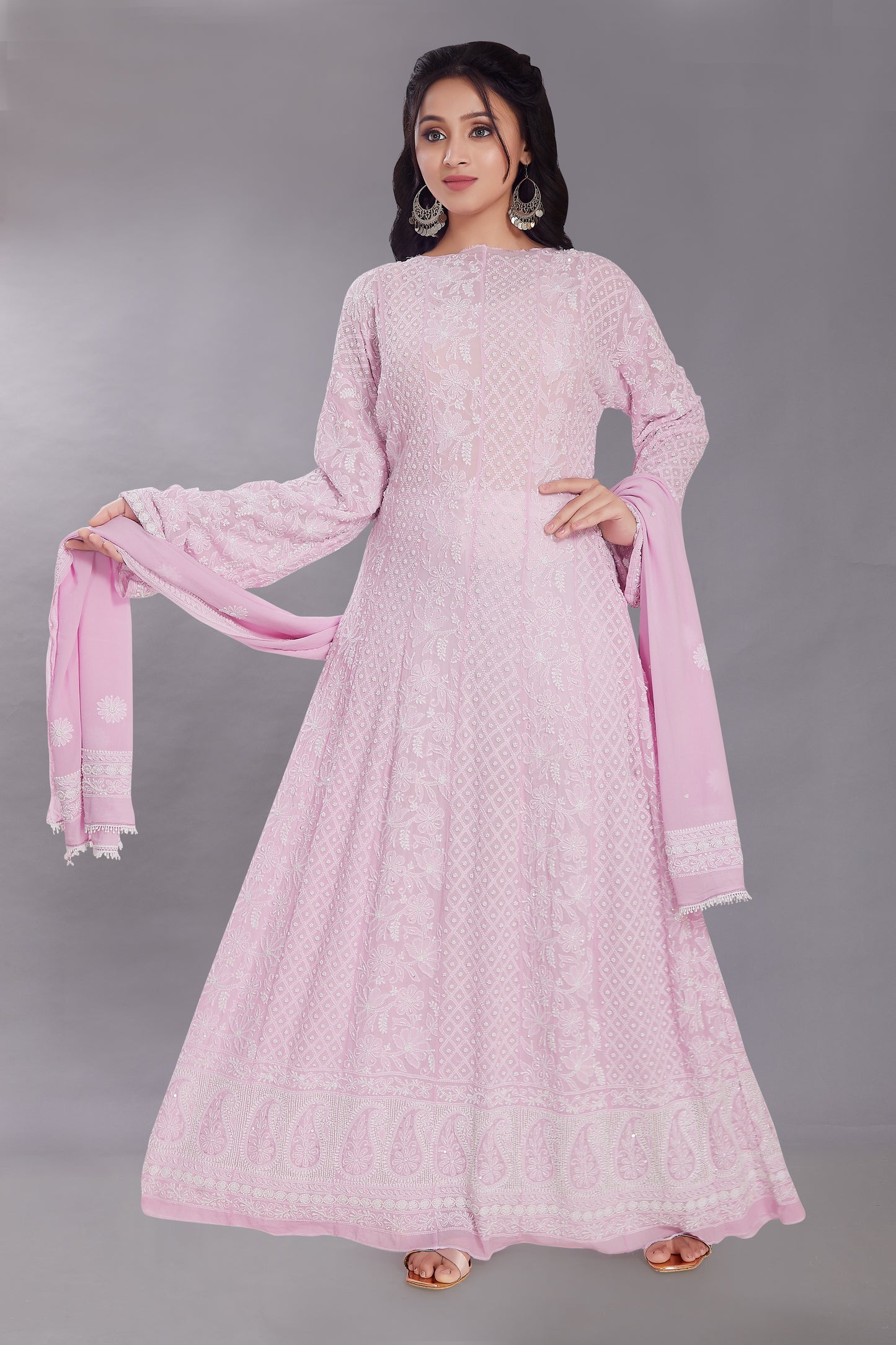 Maah-e-Noor Lilac Anarkali