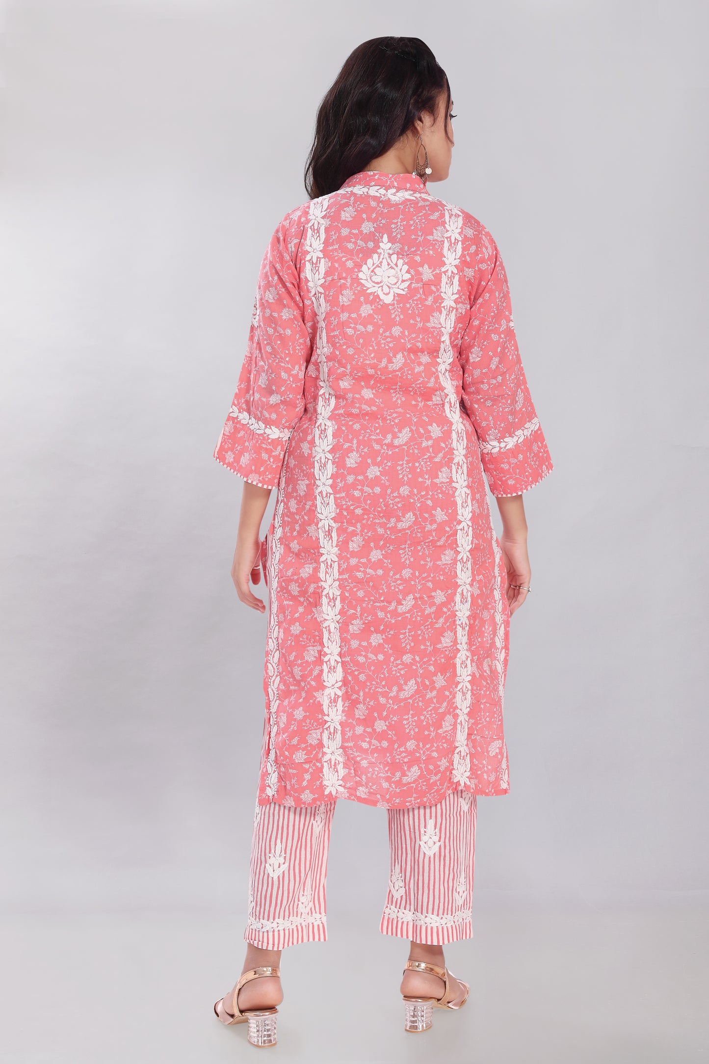 Rayna Blush Pink Soft Printed Cotton Set